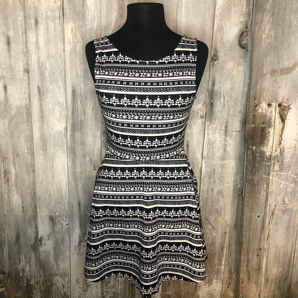 Divided Patterned Dress